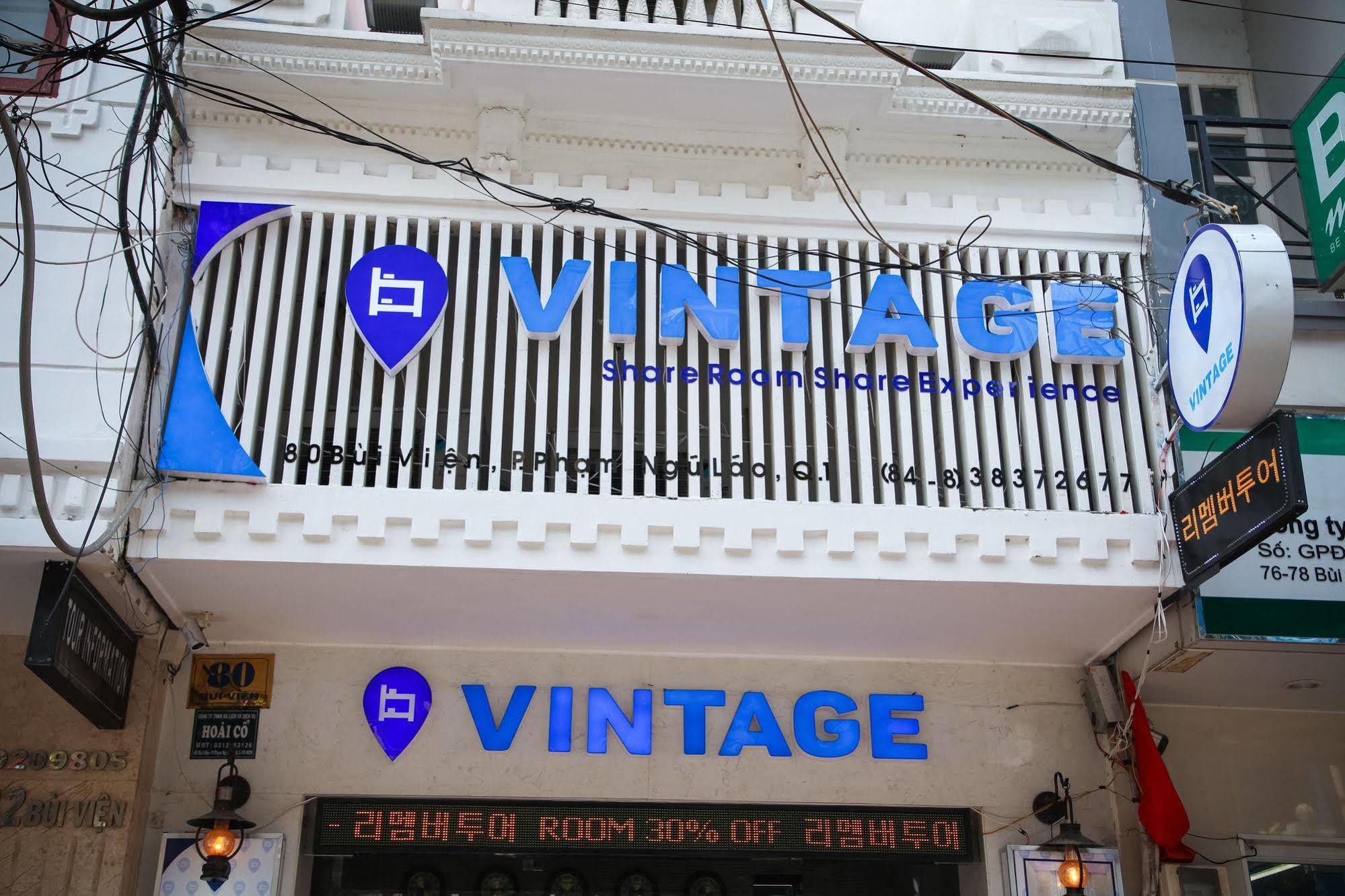 Vintage Hostel Saigon Ho Chi Minh Zewnętrze zdjęcie